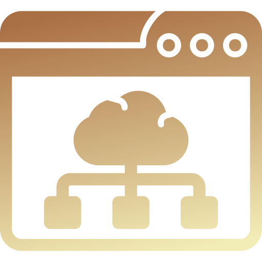 computación en la nube icono gratis