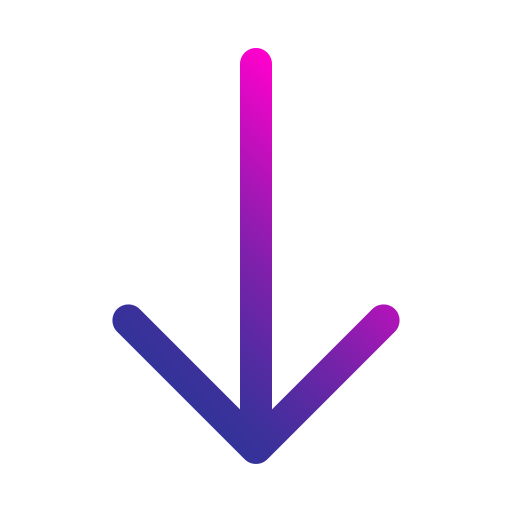 flecha hacia abajo icono gratis