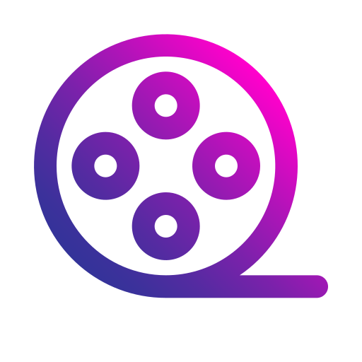 carrete de película icono gratis