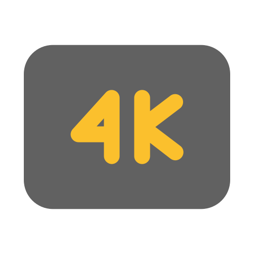 película 4k icono gratis
