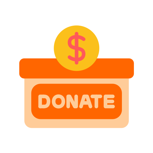 Donation box Generic color fill icon