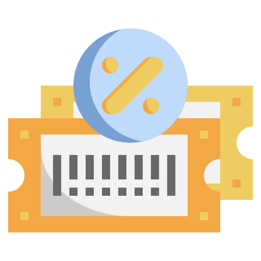 desconto grátis ícone