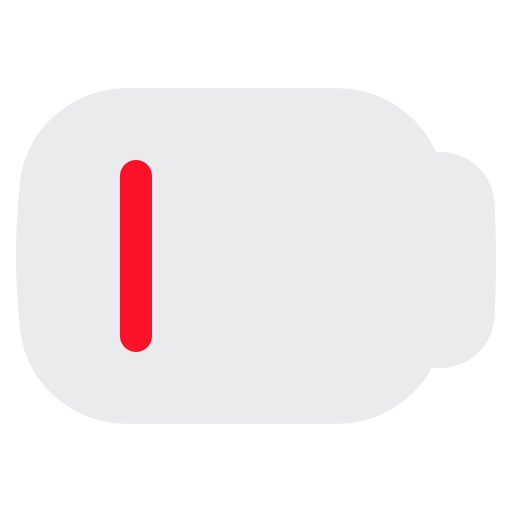 niedriger batteriestatus kostenlos Icon