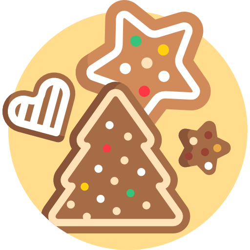 Cookie Detailed Flat Circular Flat icon