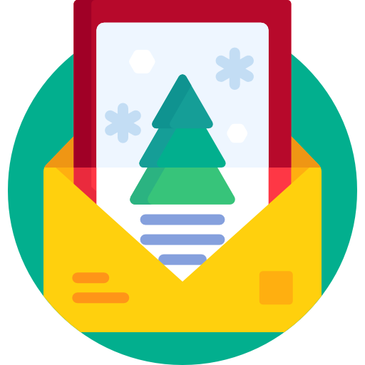 tarjeta de navidad icono gratis