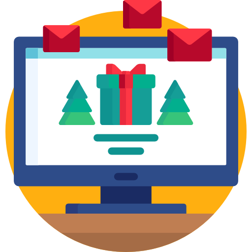 tarjeta de navidad icono gratis