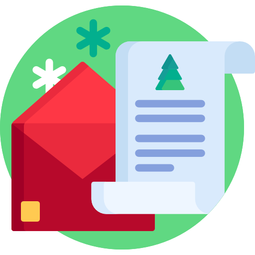 tarjeta de navidad icono gratis