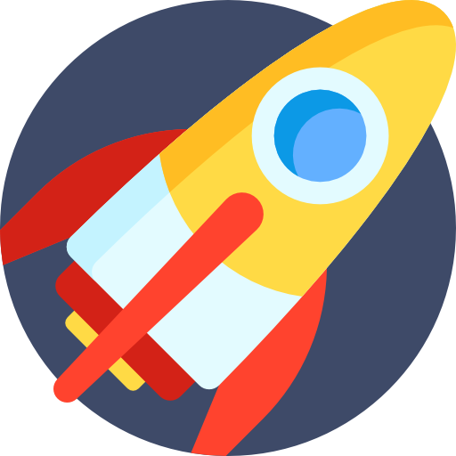 Rocket Detailed Flat Circular Flat icon