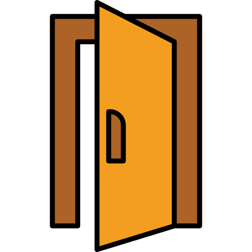 porta grátis ícone porta grátis ícone