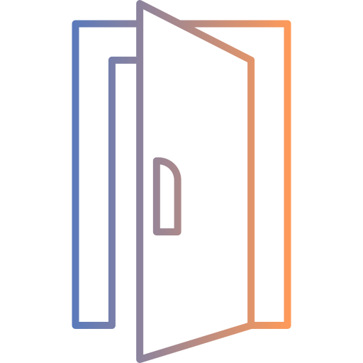 porta grátis ícone porta grátis ícone