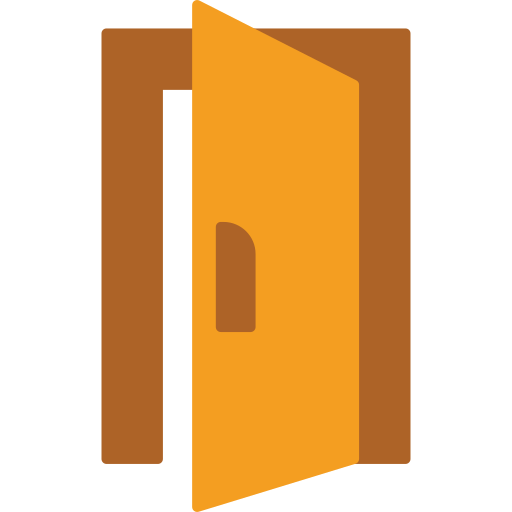 porta grátis ícone porta grátis ícone