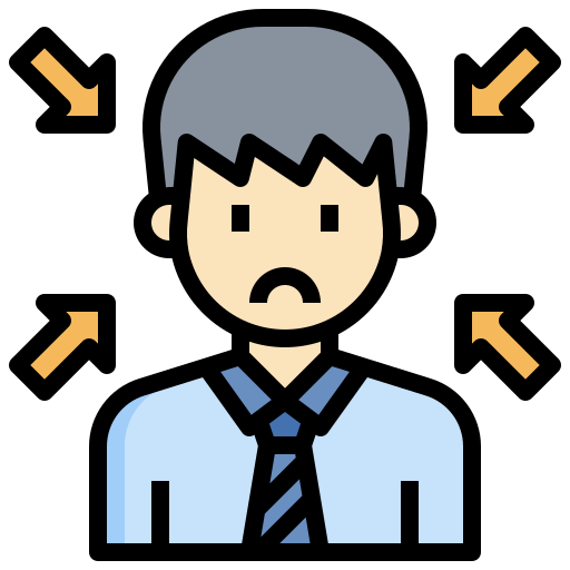 estrés icono gratis