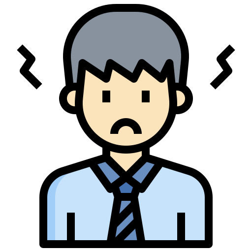 estrés icono gratis