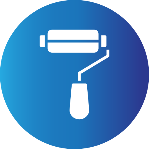 rodillo icono gratis