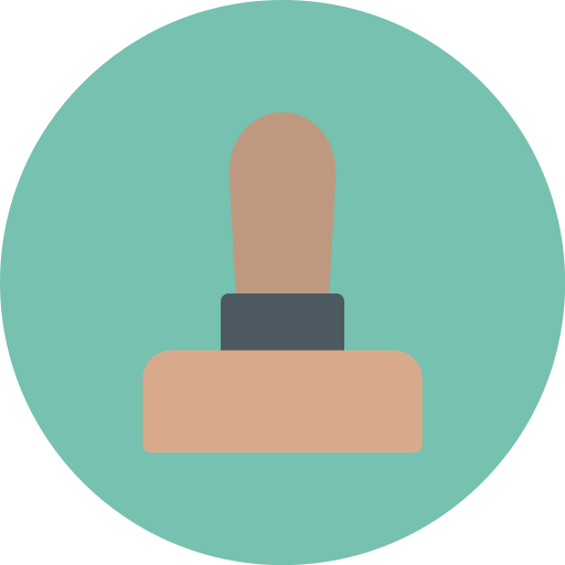 estampilla icono gratis