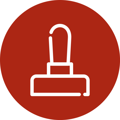 estampilla icono gratis