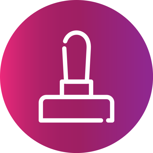 estampilla icono gratis