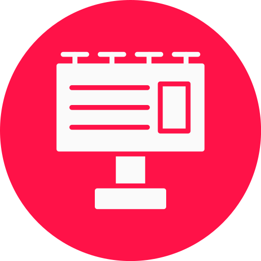 cartelera icono gratis