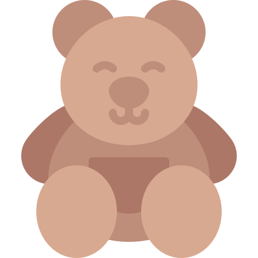 oso de peluche icono gratis