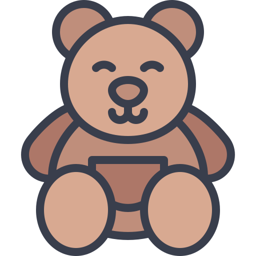 oso de peluche icono gratis