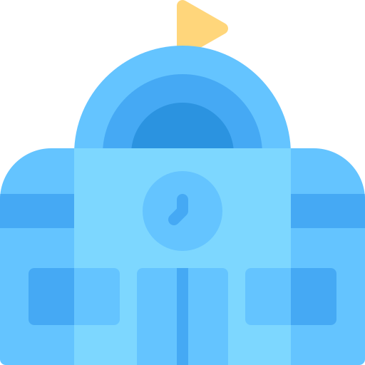 jardín de infancia icono gratis