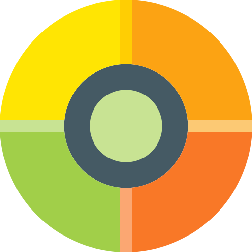 circulo de colores icono gratis