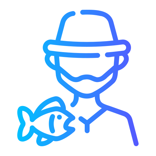 pêcheur Icône gratuit