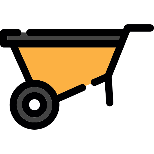 Wheelbarrow Generic color lineal-color icon