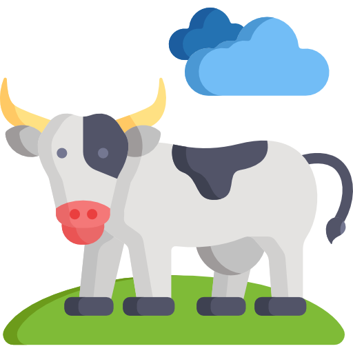 vaca icono gratis