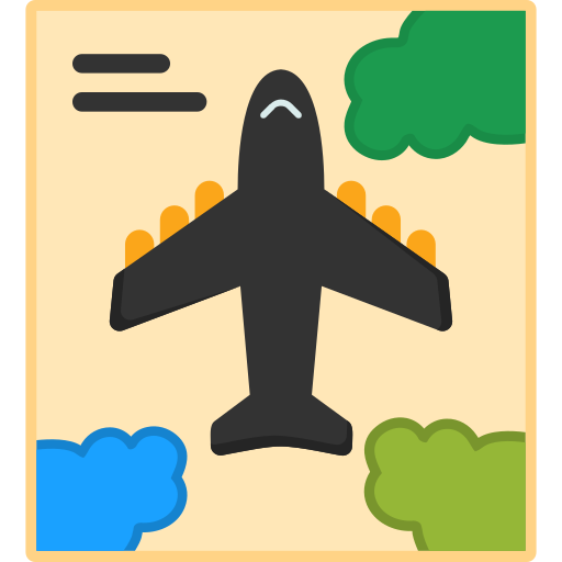 avión icono gratis