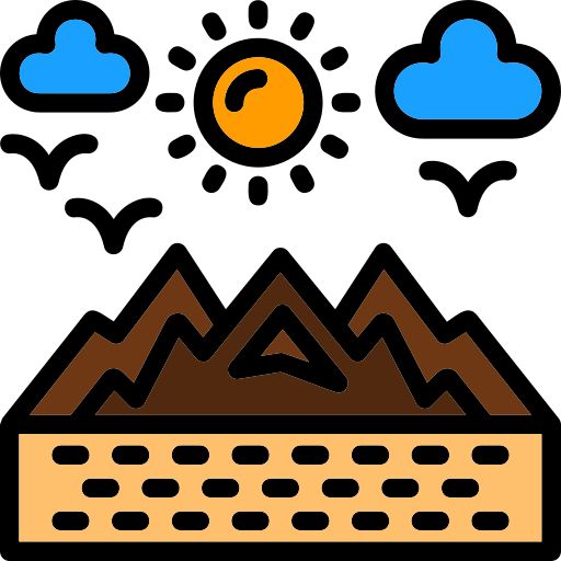 montañas icono gratis