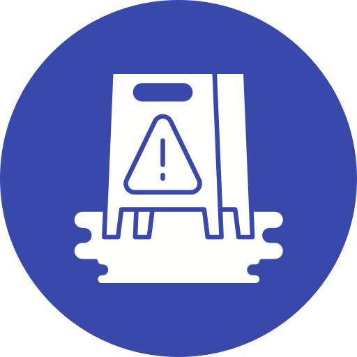 Wet floor free icon