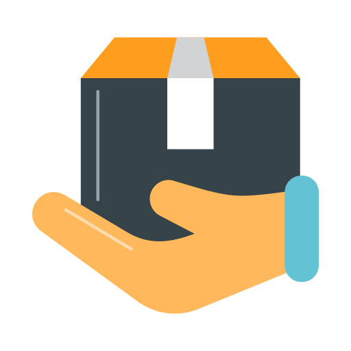 entrega de paquetes icono gratis