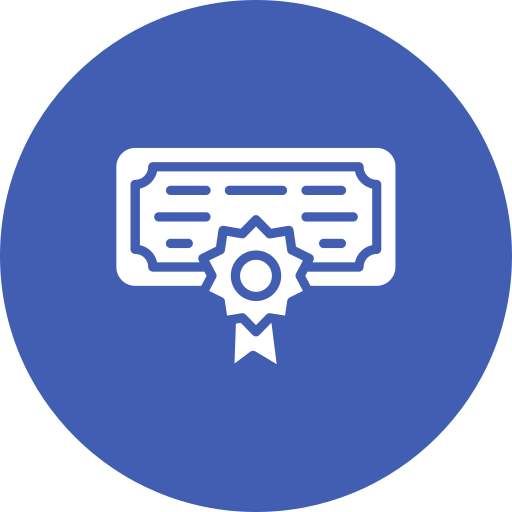 certificado icono gratis