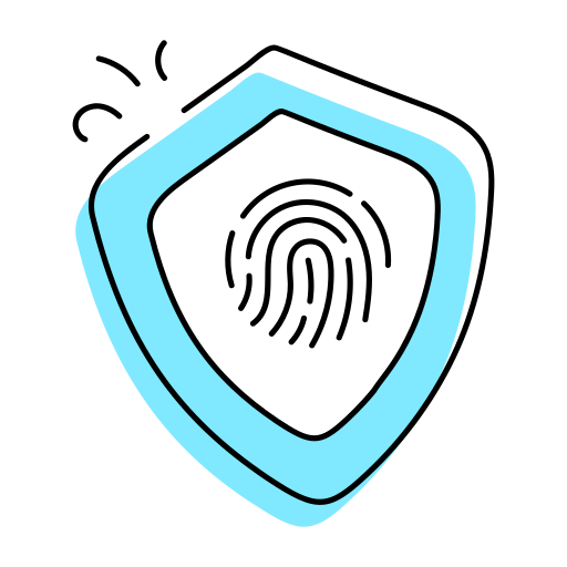 huella dactilar icono gratis