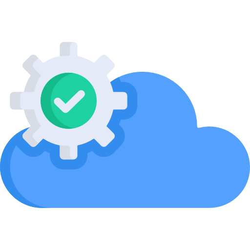 computación en la nube icono gratis