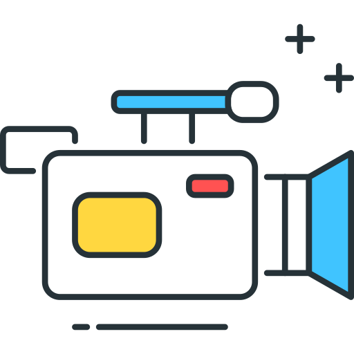 camara de video icono gratis