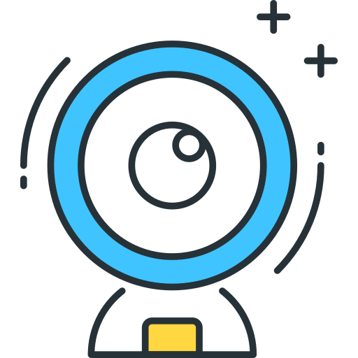 cámara web icono gratis