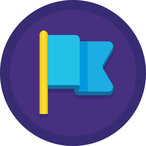 Flag free icon Flag free icon