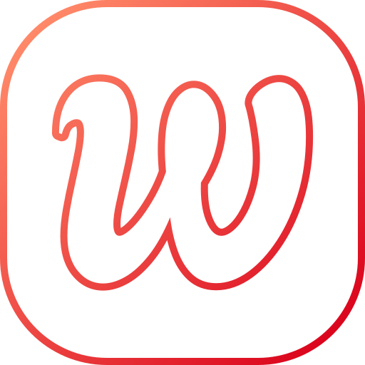 Letter w Generic gradient outline icon