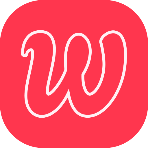 Letter W Generic Color Fill Icon