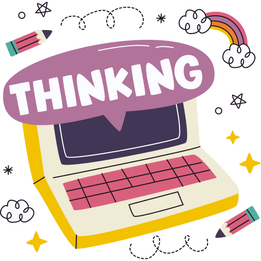 pensée gratuit sticker