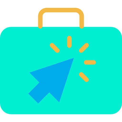 maletín icono gratis