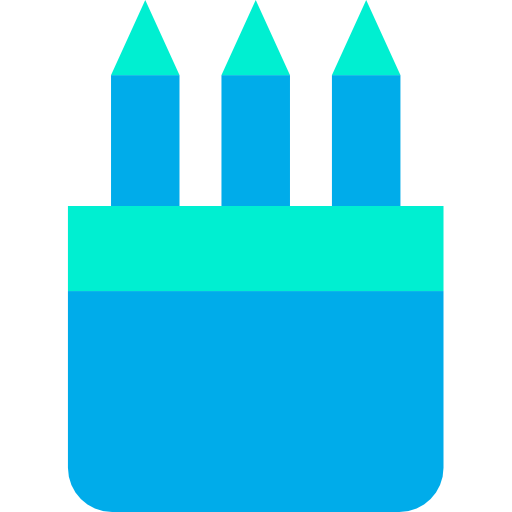 lapices de colores icono gratis