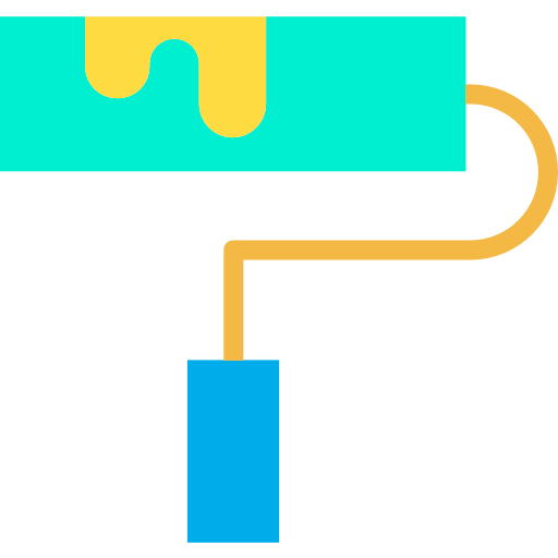 rodillo icono gratis