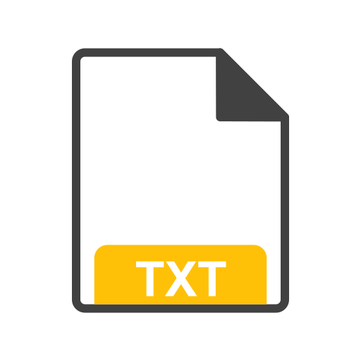 txt icono gratis