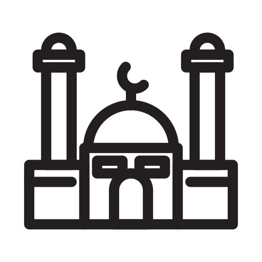 mosquée Icône gratuit mosquée Icône gratuit
