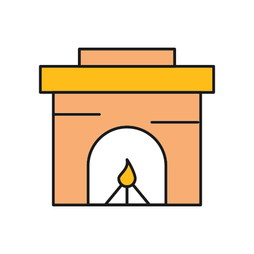 chimenea icono gratis