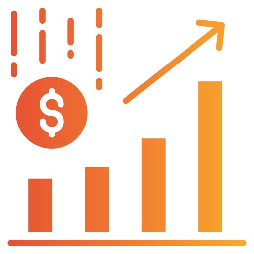 ganancia icono gratis