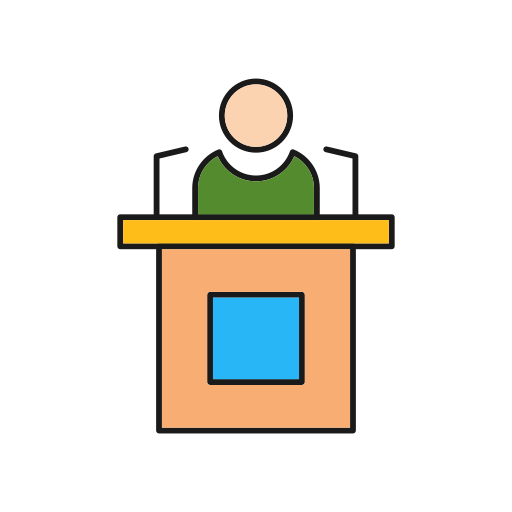 discours Icône gratuit